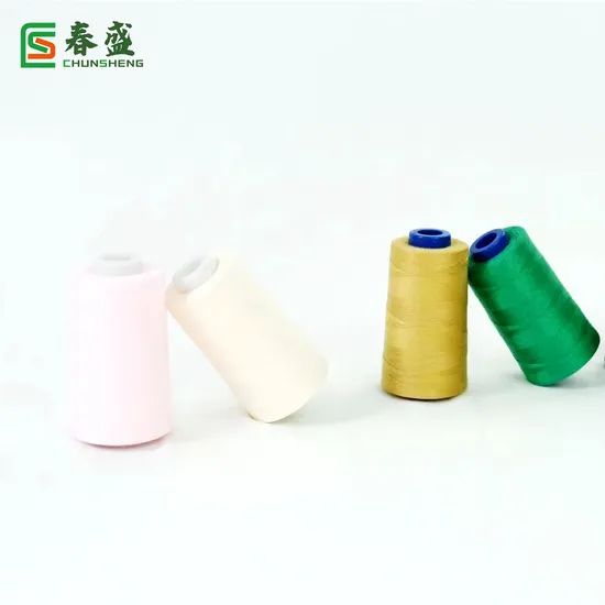High Quality Recycled Yarn Polyester Sewing Thread 25s/3 Grade AA Pattern Raw Factory Yes Origin China HS Code 5402 Type Nylon Yarn - Image 4