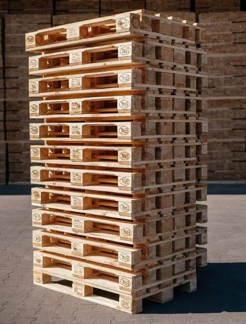 High-Quality Certified EPAL Pallet Wood for Export | Durable European Standard Timber for Industrial Packaging & Logistics - Image 3