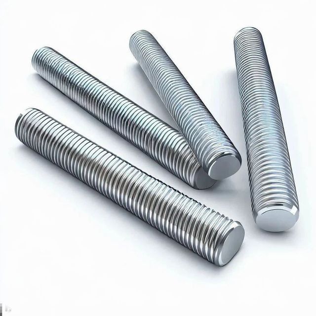 8mm Mild Steel GI Threaded Rods Color Silver Diameter 8 mm Material ...