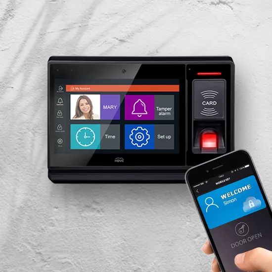 7 Inch Android Biometric Terminal Attendance and Access Control System with NFC RFID Reader - Image 3