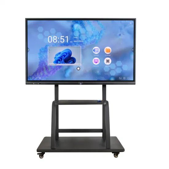 Ifp85 Inch Touch Panel Displays Interactive Whiteboard 85′ ′ Video Conference Smart Board with Movable Stand Flat Panel Monitor Mimio - Image 6