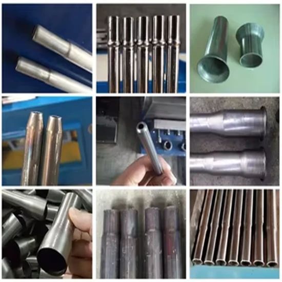 Automatic Pipe Shrinking Machine Steel Pipe Tube Head Reduce Diameter Joints Pressing End Forming Machine Tube Reducing Machine - Image 6