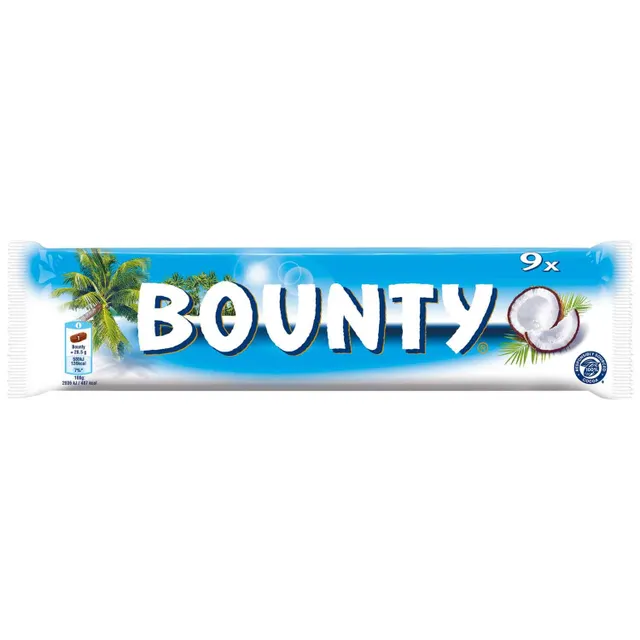 Bounty Chocolate Bar 9x28,5g Shape rod Shelf Life 12 month Place of Origin - Image 4