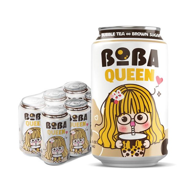 Boba Queen Original Bubble Tea Drink | Can, 330Ml Packaging Can Type Tea Drink Brand Name Nawon/OEM Shelf Life 24 - Image 4