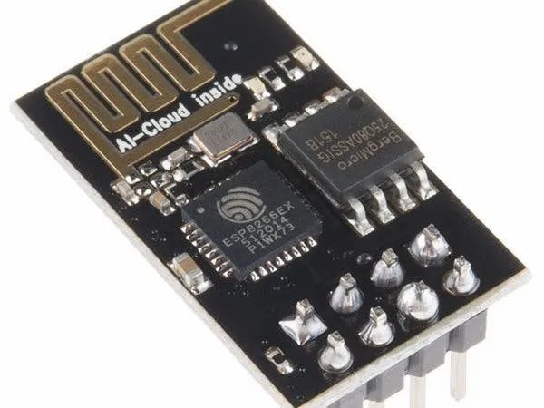 WI Fi Module Flash Memory 1MB Weight 2 gm (PCB) PCB Thickness 1mm Dimension 25 x 15 x 11 mm - Image 1