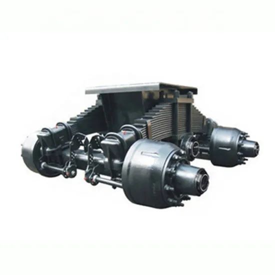 Semi Trailer Rear Axle High Mounting Spoke Wheel Bogie Suspension - Image 1