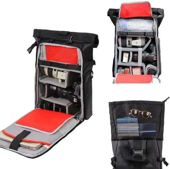 High Quality Portable Camera Bag Backpack Multi Function Straps - Image 2