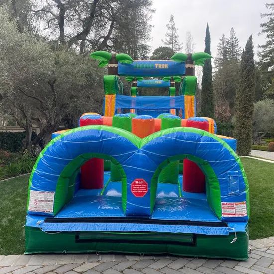 High Quality Inflatable Obstacle Course Bounce House for Outdoor Events Customizable - Image 4