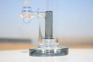 Ice Pinch Straight Tube Water Pipe Dry Herb Oil DAB Rig Color Blue Shape Round Trademark no Origin China Usage Smoking Style Creative - Image 6