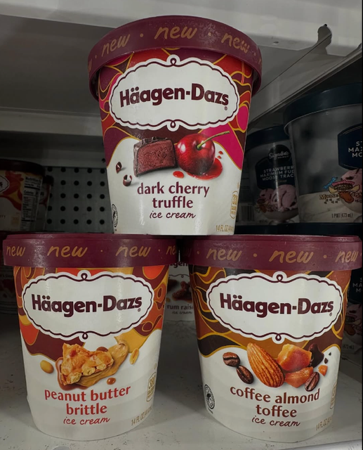 TOP RATED Häagen DAZS ICE CREAM 14 FL OZ x 12 TUBS PREMIUM FLAVORS COLLECTION, BEST ICE CREAM WITH RICH CREAMY TEXTURE - Image 2