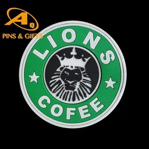 Home Decoration Promotional Gifts Soft Kitchenware in Square Shape PVC Rubber Coaster Set Bar Mat with Logo Kitchen Accessory - Image 3