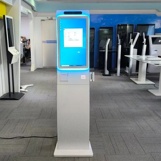 23.6 Inch Multi-Touch Function Curved Kiosk Vertical Design Self Service Kiosks - Image 4