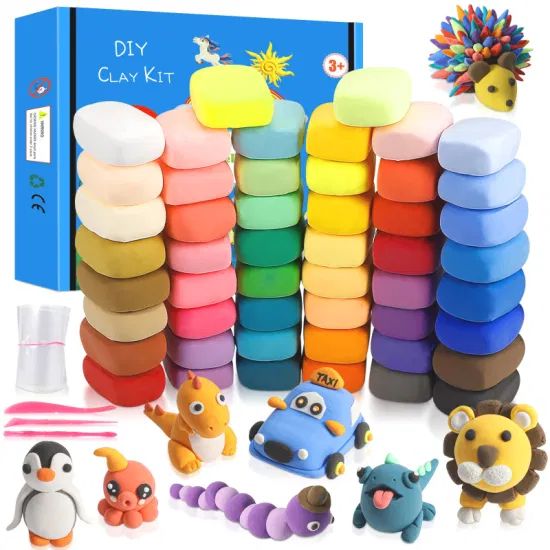 Wholesale Price High Quality Clay Crafts 36 Colors Soft Super Light Clay Modeling Air Dry Polymer Clay for DIY Handmade Toys - Image 1