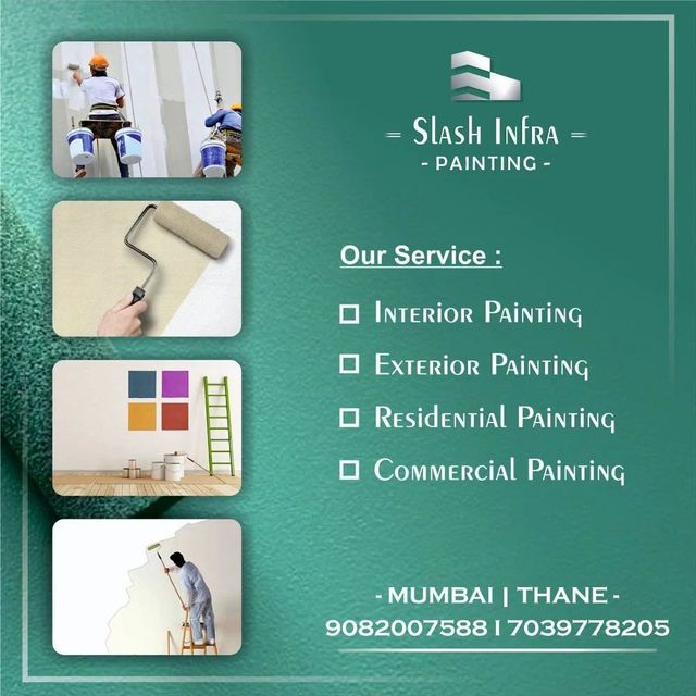 Residential Painting Service Work in Construction Service Location Mumbai Usage Painting services Designing As per - Image 1