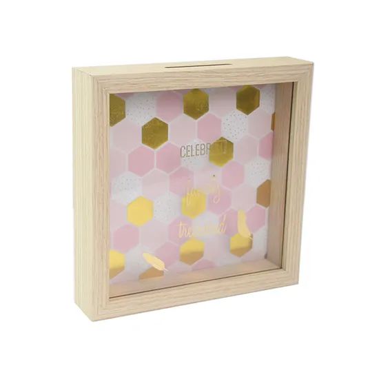 Coin Collection Shadow Box Piggy Bank for Home Decor Style Cute Origin China Color Yellow Shape Pineapple Feature - Image 3