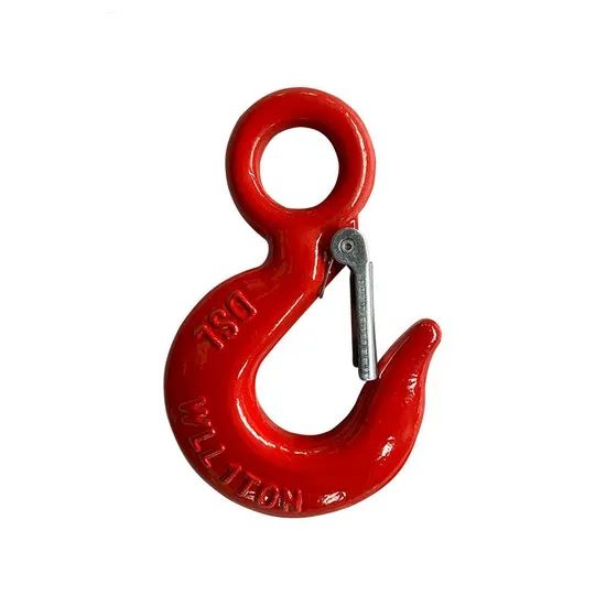 G80 Lifting Hook Rigging Us Eye Slip Hook with Safety Latch MOQ 100PCS Standard Us Trademark no Condition New Color - Image 4