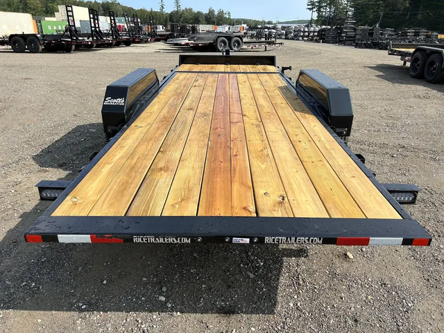 2024 Rice Trailers 7×20 16K Tilt Deck Equipment w/Spare Mount - Image 1