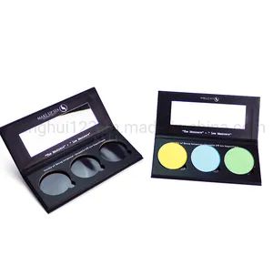 Custom Paper Eye Shadow Box Empty Eyeshadow Palette Packaging with Mirror - Image 2