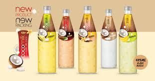 Coconut milk drink 290ml glass bottle Weight 0.29 Kg Origin Thailand Net Weight 290ml Packaging Bottle Shelf Life 18 - Image 2