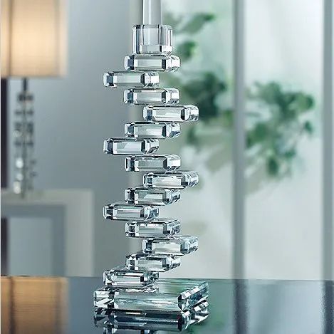 12inch Home Accessory Crystal Candleholder Origin China Model NO. CL82 HS Code 70189000 Trademark E-Thing Specification 12" - Image 1