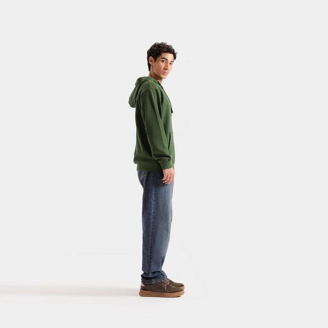 Premium Heavyweight Cotton Fleece Pullover Hoodie with Custom Drawstring and Kangaroo Pocket - Image 4