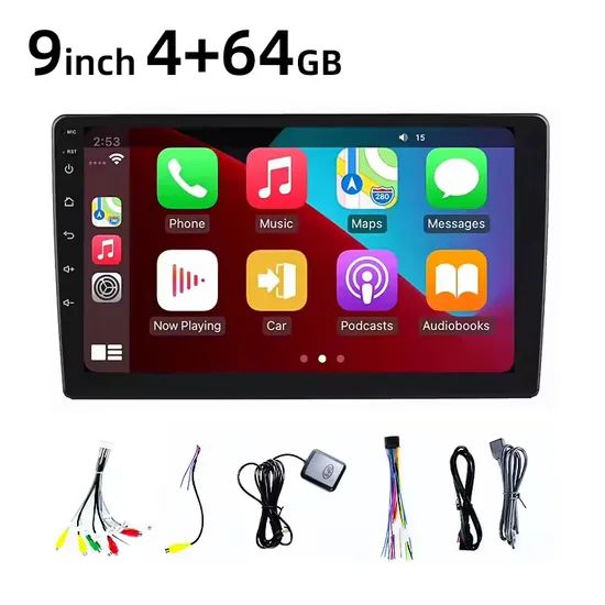 Factory Direct Radio Android 9 Inch 10 Inch Car Navigation Touch Screen Radio Auto Android Screen Player Radio Auto - Image 6