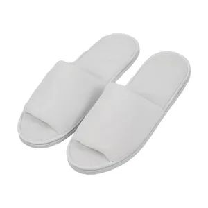 Padded Velvet and Canvas Hotel Slippers Structured Comfort - Image 5
