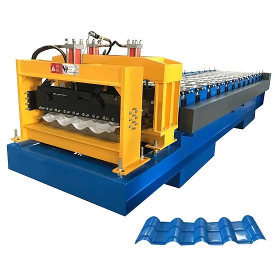 Glazed Tile Roof Sheet Making Metal Roll Forming Machine Usage Roof Condition New Certification CE Trademark RollMac Model NO. - Image 1