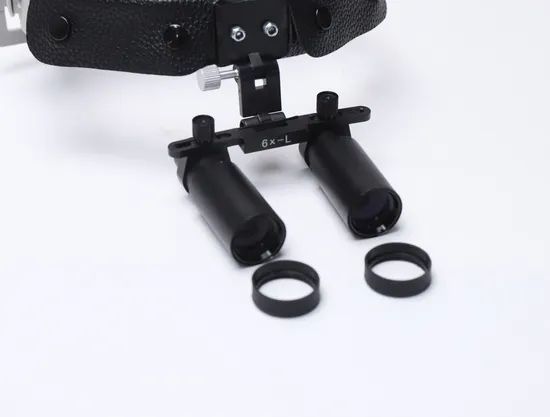 Dental Magnifier Dental Lab Equipment Unit MOQ 1 Set Color Black Certification CE Model NO. DY-400 Magnification 4X Maginification - Image 4
