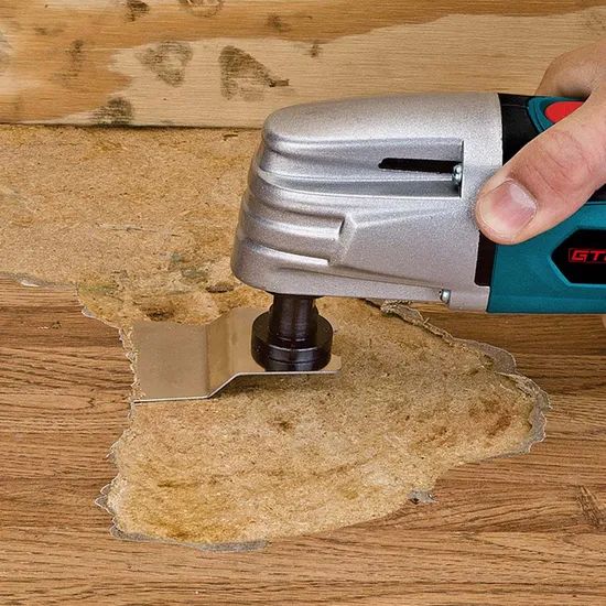 Power Tools Kit 300W Variable Speed Oscillating Multi-Tool Origin China Model NO. MFT009 Input Power 300W Trademark GTL; - Image 5