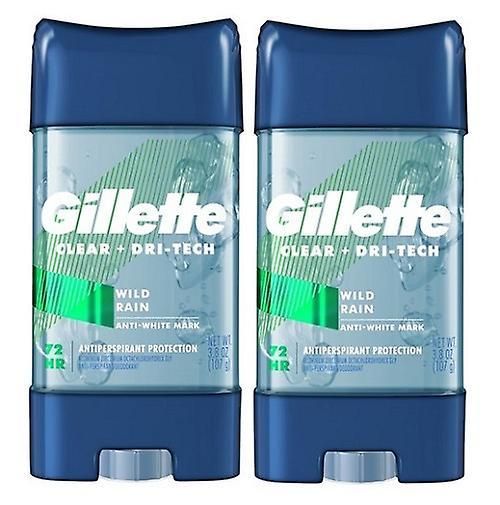Gillette Antiperspirant and Deodorant for Men, 72hr Sweat & Odor Protection, Long Lasting Freshness, Anti-White Mark Technology, Clear Gel, Cool Wave Scent, 3.8 oz (Pack of 2) - Image 3