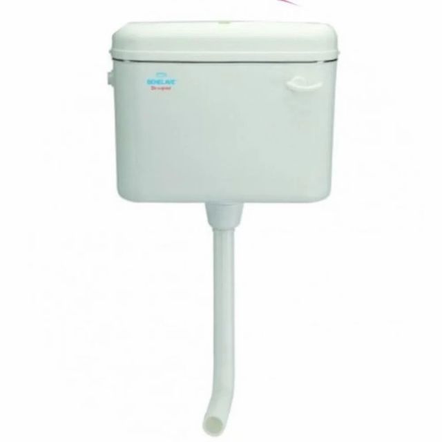 White Arena-Pp Single Flush Cistern Color White Usage Toilet Pattern Plain Material Plastic Mount Type Wall Mounted Surface Finish - Image 1