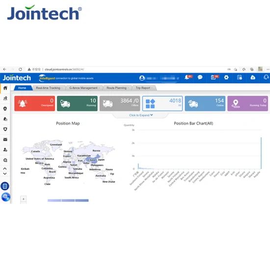 Jointech GPS Real Time Tracking Platform Logistics Security Track Cargo Software - Image 1