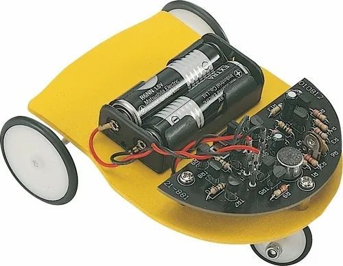 Robotic Kits / Sound Reversing Car Kit Required Skill Soldering Response To Obstacle Reverses Response To Noise Moves - Image 1