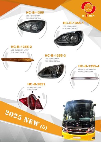 Se Tra Ben Z Bus Accessories LED Rear Lamp Tail Light B-1355 Base H5W Voltage 24V Brand Osram Origin China Material LED Warrenty 1 - Image 1