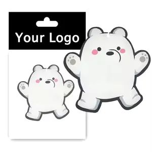 Factory Price Custom Logo Cute Hanging Car Paper Air Freshener - Image 1