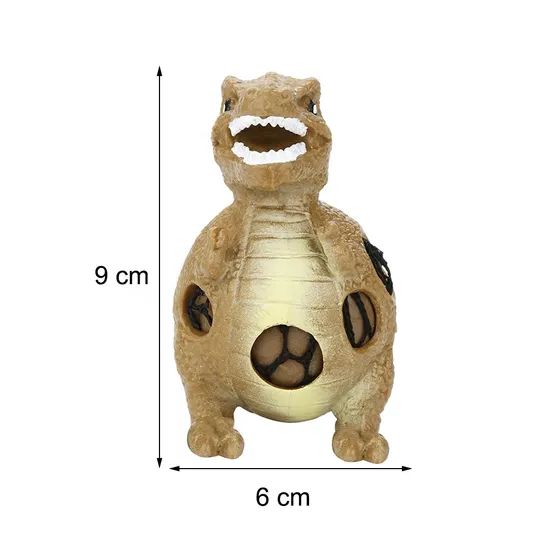Custom Pressure Relief Dragon Stress Rubber TPR Squeeze Balls Toy Soft PU Grape Anti Dinosaur Squishy Ball - Image 6