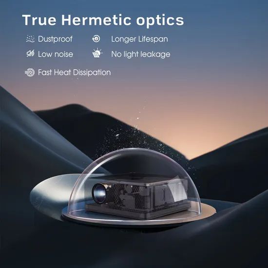 Cre Cr52 Full High-Definition Projector LED Wireless Mobile Smart Portable Home Theater Rechargeable Enclosed Projector - Image 5