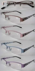 Half Frame Reading Eyeglasses Novel Design Model NO. 5878 Style Commercial Frames Color All HS Code 90031100 Frame Color Black - Image 6