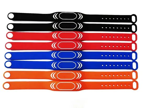 Adjustable NFC RFID Silicone Bracelet with Uid Encoding and Printing - Image 3