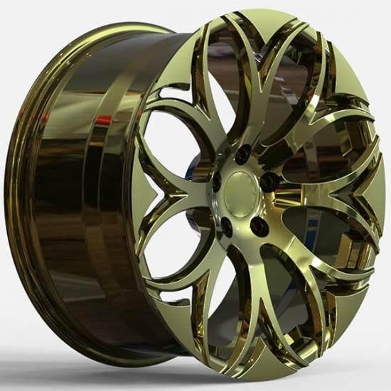 Gold and chrome rims for Bmw f13 m6 - Image 3