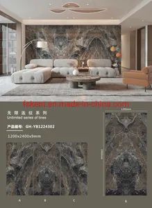 1200 2400mm Building Material Interior Artificial Stone Solid Surface Sintered Slab - Image 4