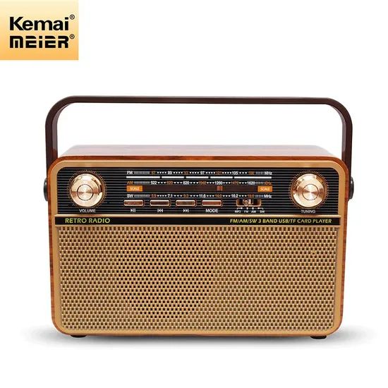 Bluetooth-Connected Portable Retro Retro Home Radio with USB Charging Radio - Image 5