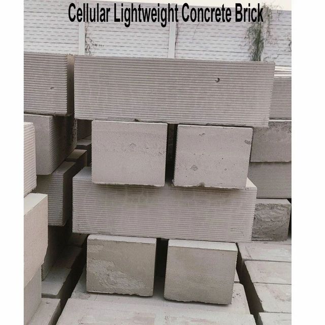 Cellular Lightweight Concrete Brick, Size: 24x8x4 Inch (LxWxH) - Image 1