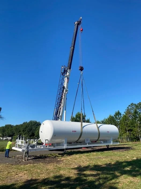 propane tank / Buy 18000 Gallon Skid Tanks ASME Storage Skids Tanks - Image 4