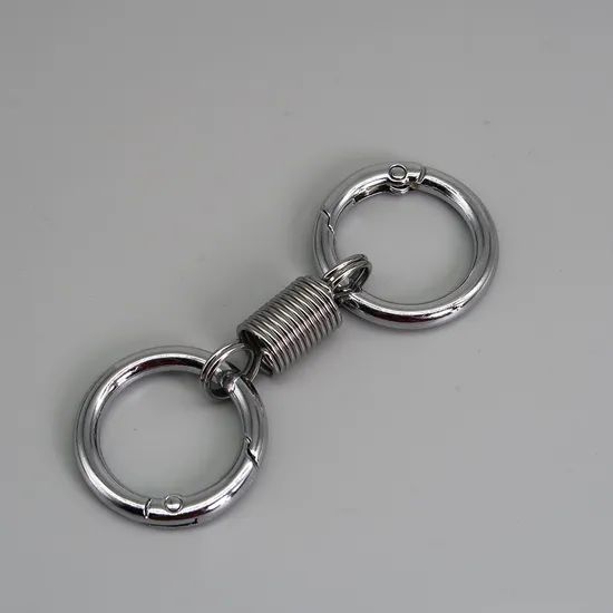 Personality Keychain Lovers Niche Design Sense Pendant Spring Ring Waist Hanging Metal Key Ring Ring Key Chain - Image 2