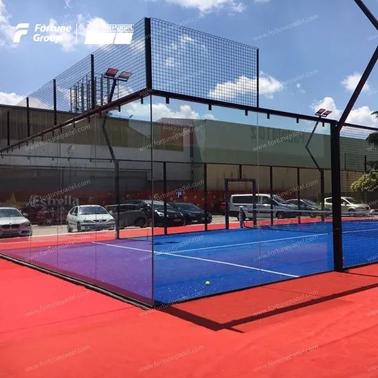 Tennis Court Equipment Wpt Competition Design Super Panoramic Padel Tennis Court - Image 1