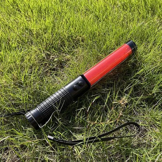 Magnetic Safety Traffic Control Torch LED Flash Light Traffic Signal Baton - Image 3