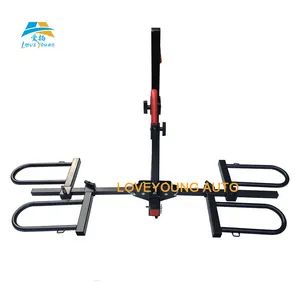 2 Bikes Folding Platform Style Bike Rack Hitch Mounted Bicycle Car Rack Carrier - Image 2