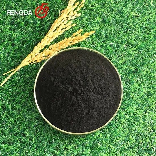 Mudanjiang Granule Price Humic Acids for Plant Origin China Trademark Fengda Model NO. F0010008 Specification 45-70% Other Name Acid - Image 1